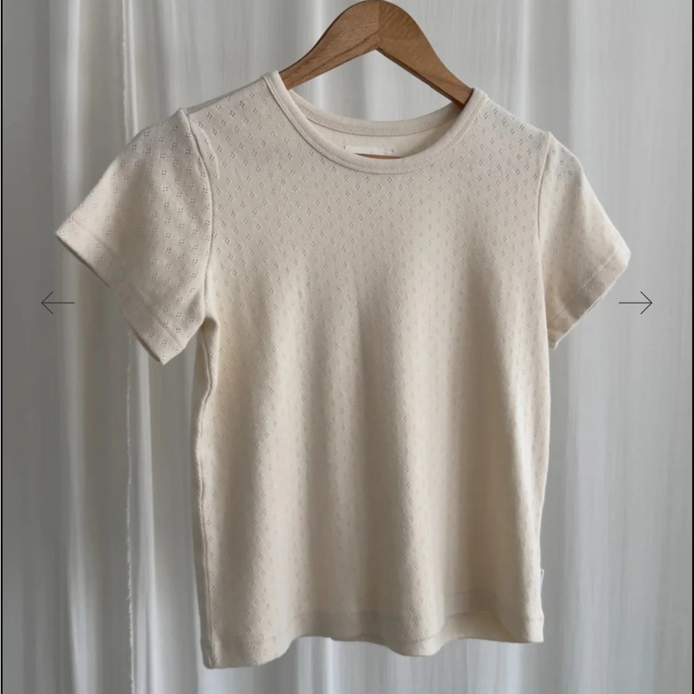 Le Bon Shoppe Pointelle Tee